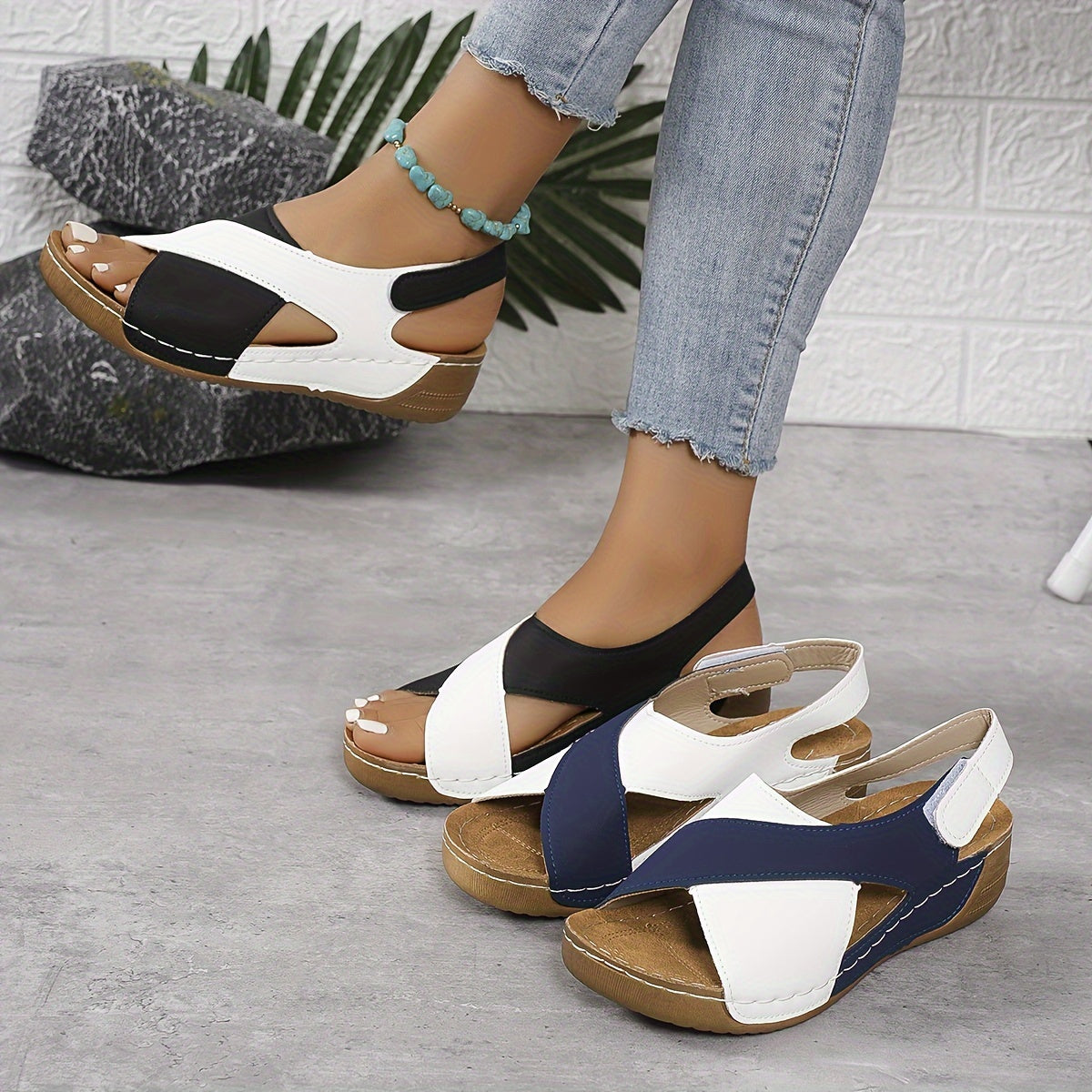 Wellness Walk Leather Sandals