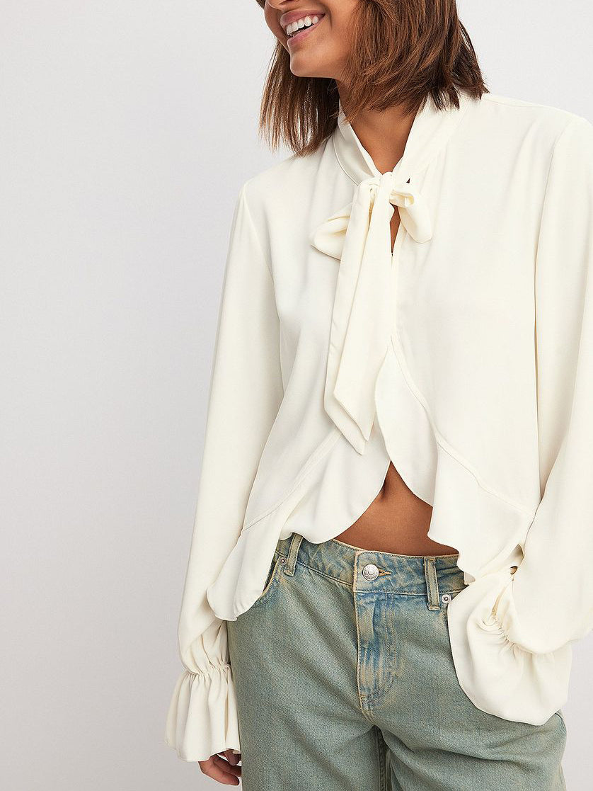 The Soft Tie Blouse