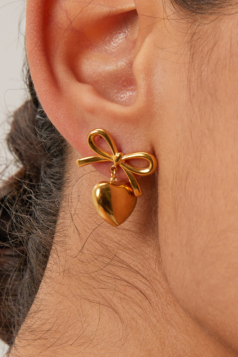 Heart of Gold Earring