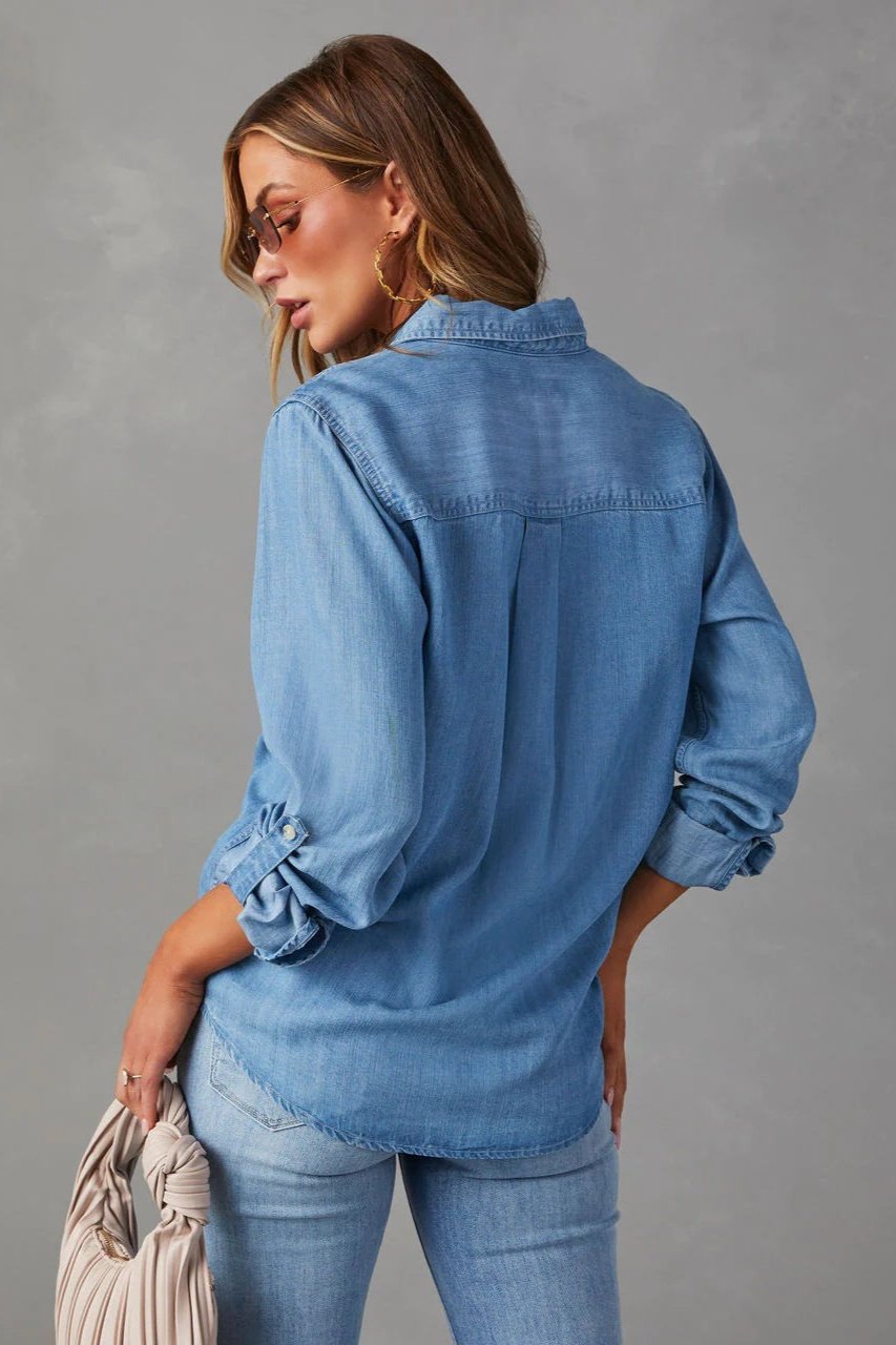 The Ashley Denim Top