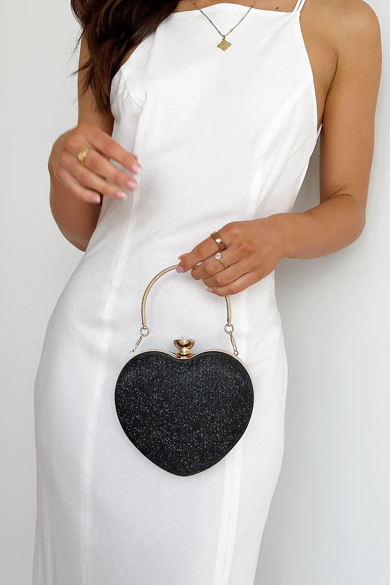 The Sparkle Heart Clutch